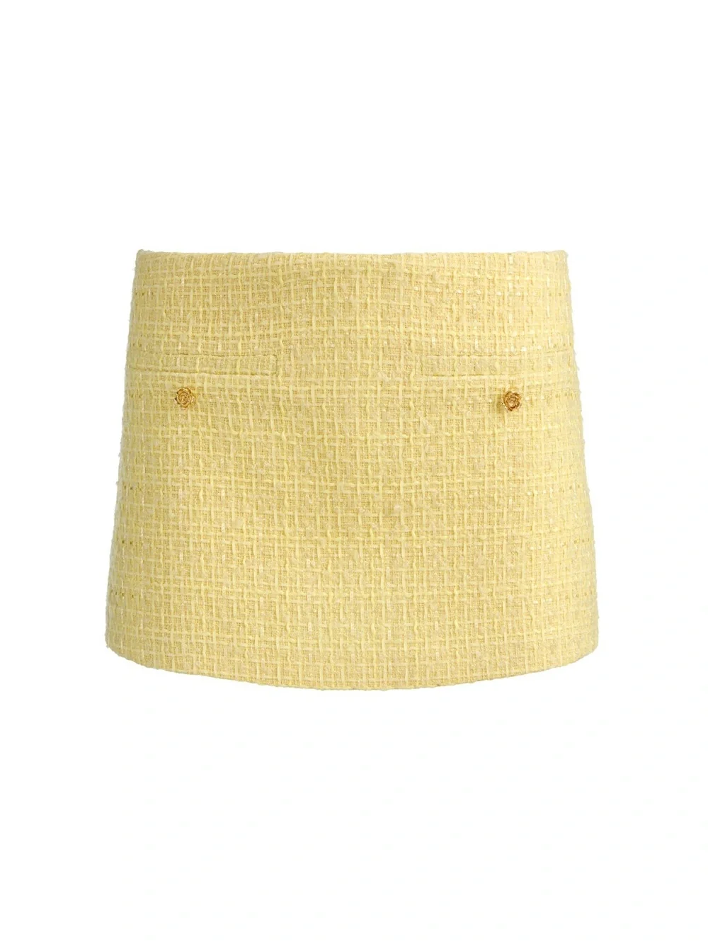 Alice + Olivia Mace Mini Skort – Butter | Tweed | Mini Skirt Shorts